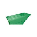 Bayhead Products Hinged Lid for 1-7/10 Cu. Yd., Plastic Self-Dumping Hopper, Green 1.7 LID GREEN